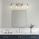 Serena 4 Light 30.5 inch Brushed Nickel Vanity Light Wall Light